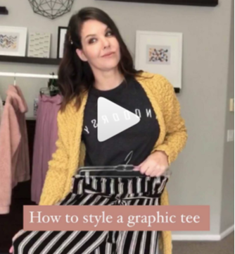 How to style a graphic tee video